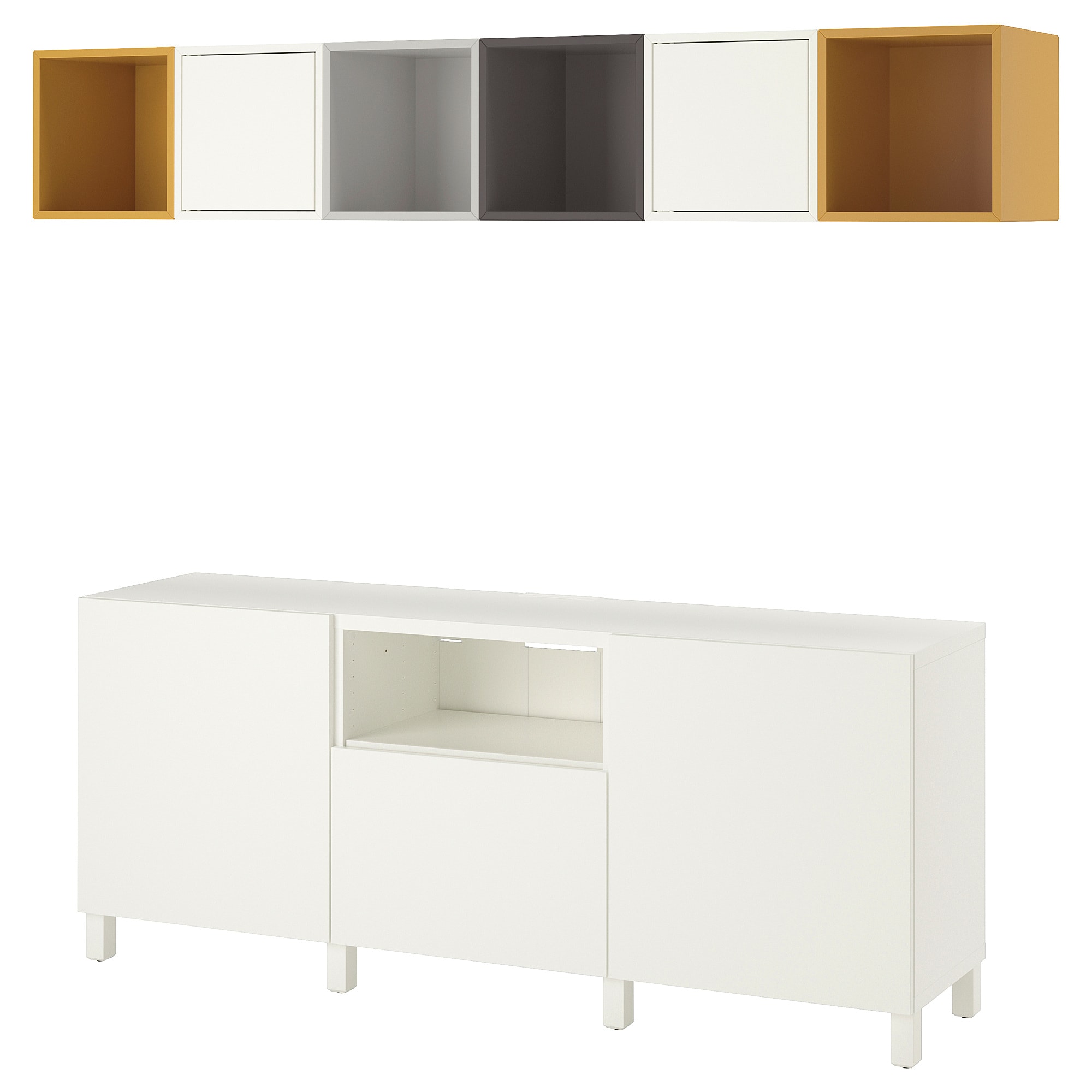 

Комбинация для ТВ IKEA БЕСТО / ЭКЕТ [992.868.43], Бесто/Экет