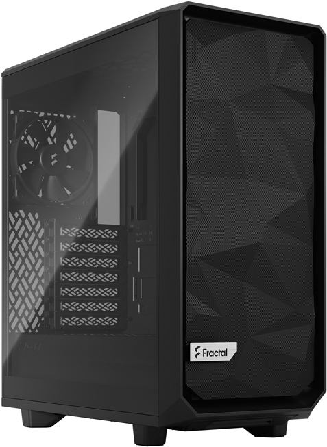 

Корпус для компьютера Fractal Design Meshify 2 Compact Lite Black TG Light Tint ATX без БП (FD-C-MEL2C-03)