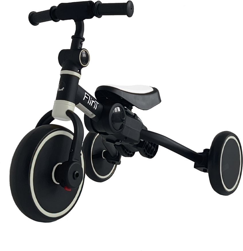 

Беговел-велосипед Bubago Flint BG-F-2 Black/White