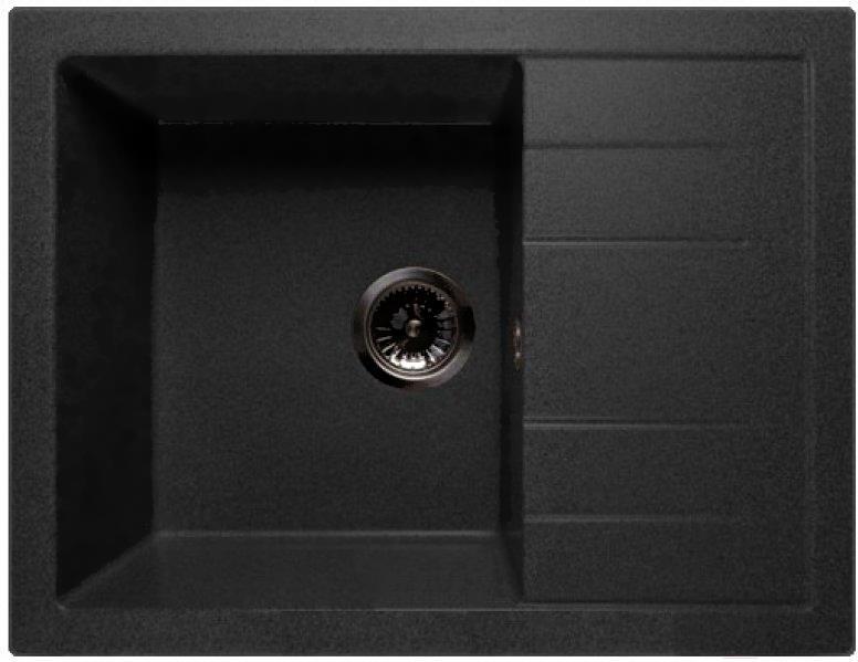 

Кухонная мойка GranFest GF-Q650L Quadro черный