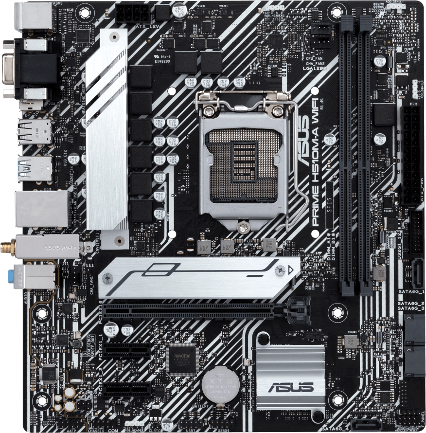 

Материнская плата ASUS PRIME H510M-A WIFI [90MB17D0-M0EAY0], Материнская плата ASUS Prime H510M-A WIFI