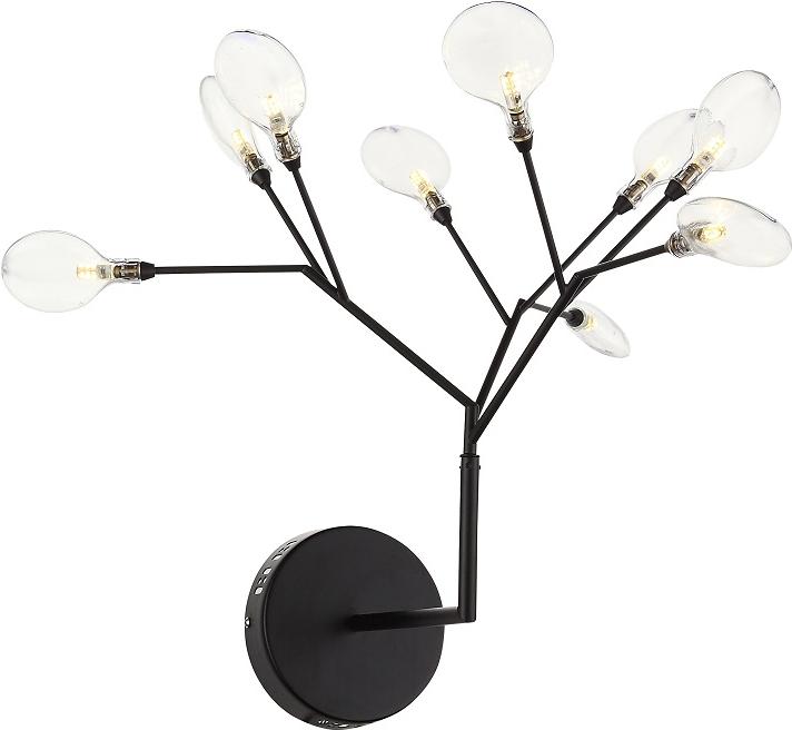 

Бра ST-Luce SL411.401.09 Бра ST-Luce Черный/Прозрачный G4 9*1,5W, SL411.401.09 Бра ST-Luce Черный/Прозрачный G4 9*1,5W