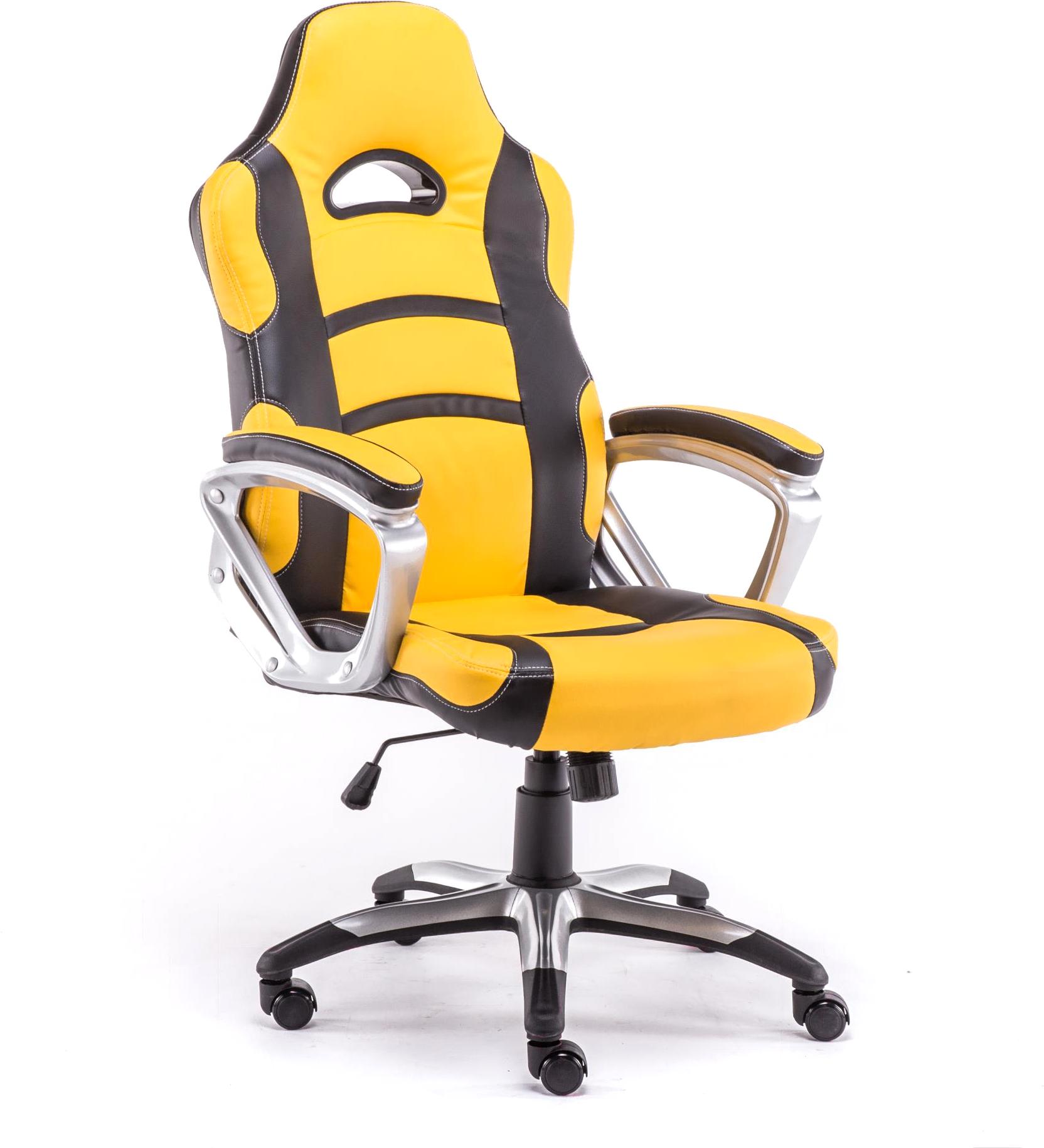

Офисное кресло Mio Tesoro Роберто X-2743 черный/желтый, Роберто X-2743