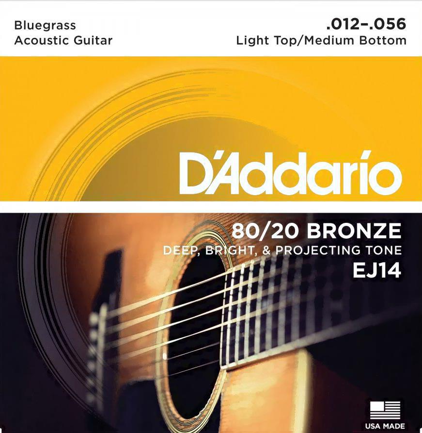 

Струны для акустической гитары D'Addario EJ14, EJ14