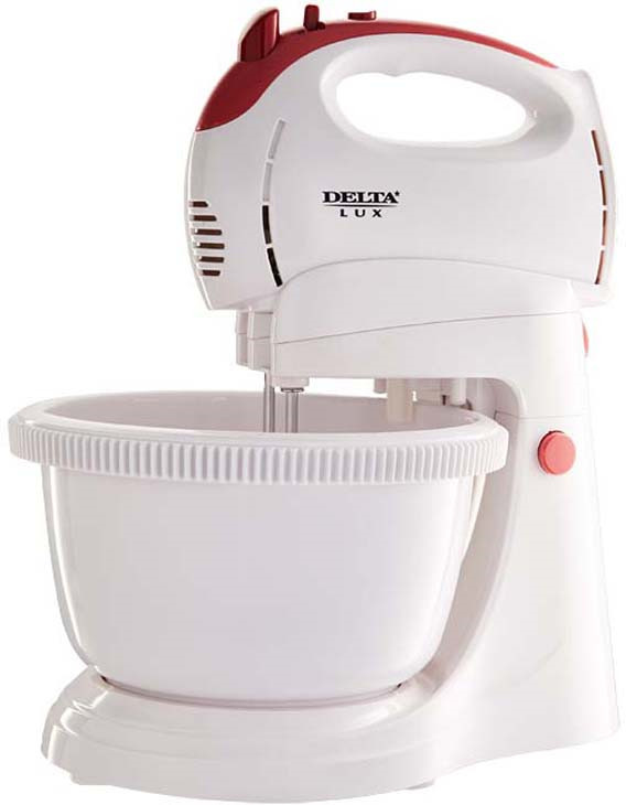 

Миксер Delta Lux DL-5071C, Миксер Delta DL-5071C белый/розовый