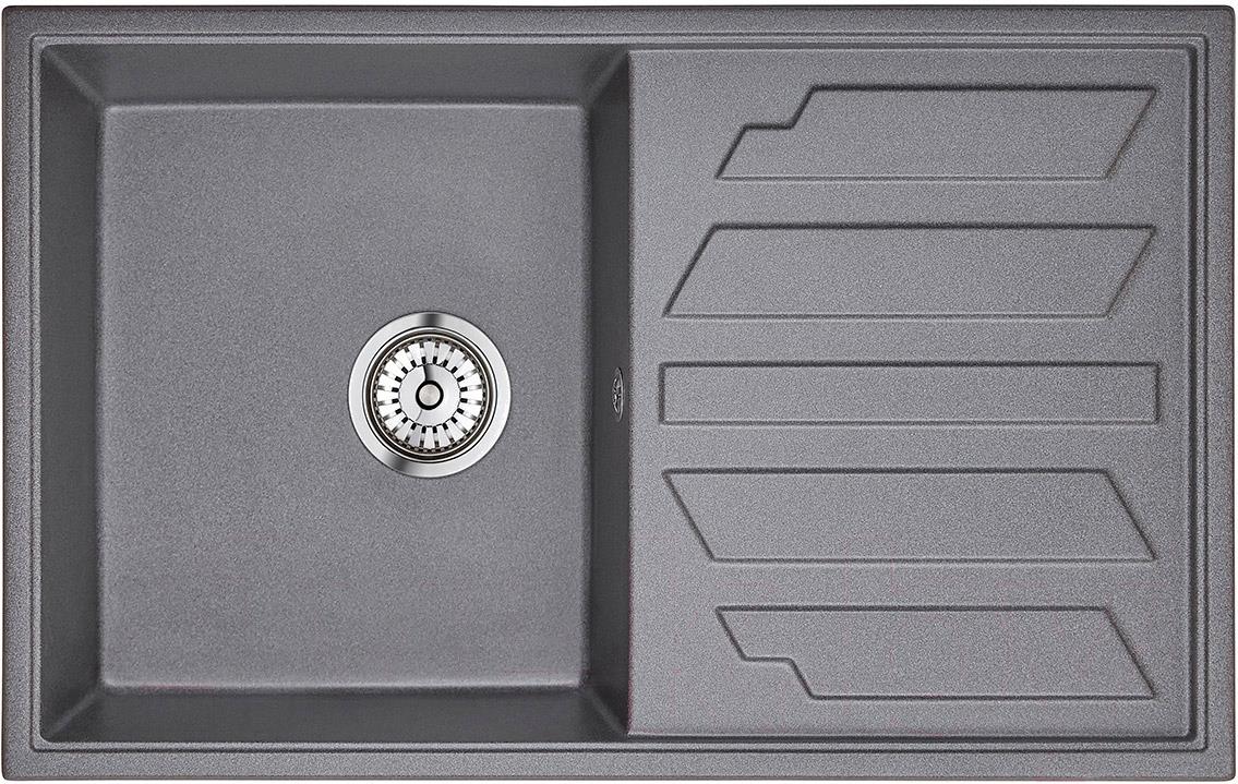 

Мойка кухонная Granula GR-8002 (графит), GR-8002