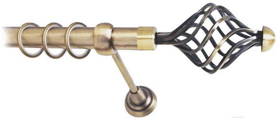 

Карниз Lm Decor Вираж 098 1р гладкий 25мм 1.6м антик, Вираж 098 1р гладкий 25мм 1.6м