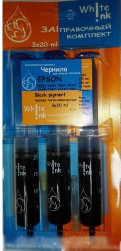 

Картридж для принтера (МФУ) White Ink Контейнер с чернилами Universal HP/Canon/Lexmark Черный пигмент 100мл, Картридж White Ink Контейнер с чернилами Universal HP/Canon/Lexmark Черный пигмент 100мл