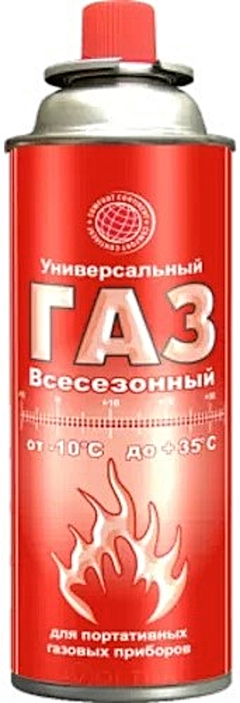 

Газовый баллончик GreenTerra для портативных газовых приборов 220г (RT00824)