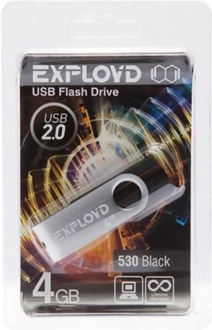 

Usb flash Exployd 530 4GB черный, 530 4GB
