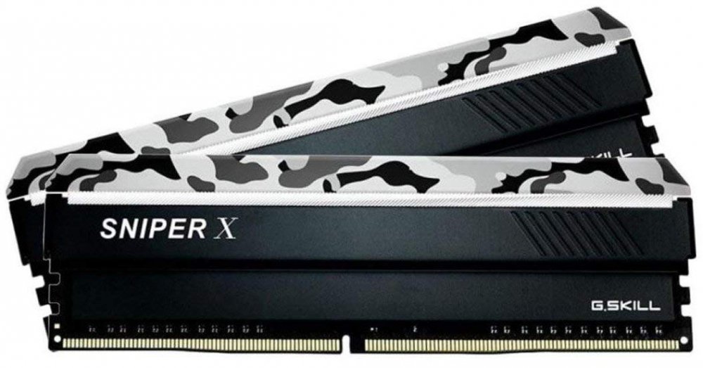 

Оперативная память G.Skill Sniper X 2x8GB DDR4 PS4-27200 [F4-3400C16D-16GSXW], Sniper X 2x8GB DDR4 PS4-27200