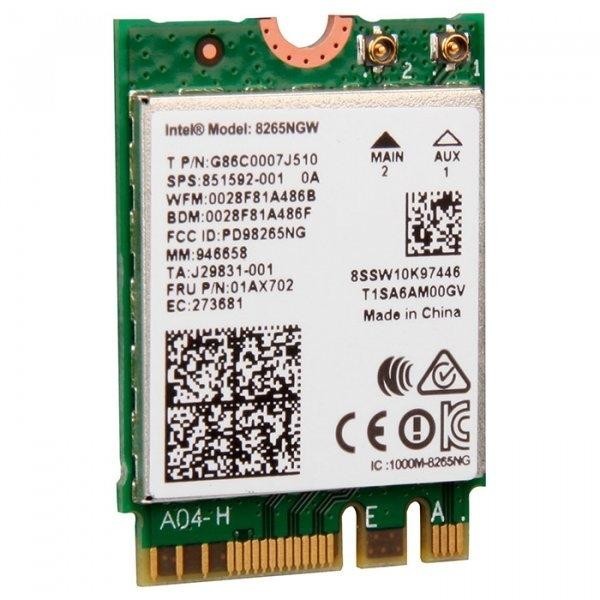 

Беспроводной адаптер Intel Dual Band Wireless-AC [8265NGW], Dual Band Wireless-AC