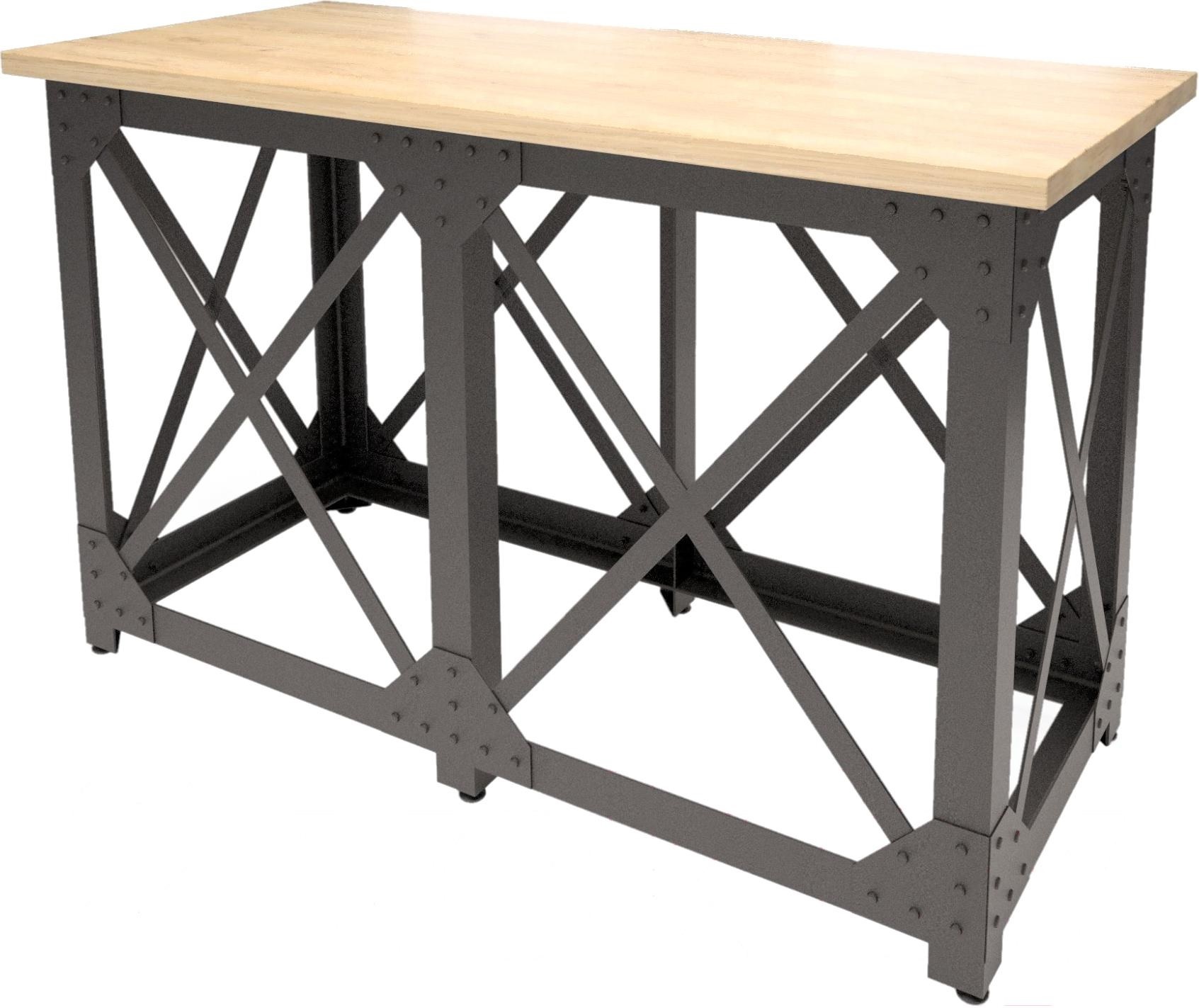 

Стол барный Millwood Лофт Нельсон Л 180х80х112 дуб золотой Craft/металл черный