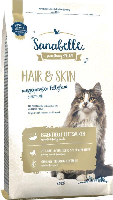 

Корм для кошек Bosch Sanabelle HairSkin 2 кг, Sanabelle HairSkin 2кг
