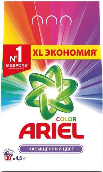 

Стиральный порошок Ariel Automat Color 4,5 кг, Automat Color 4,5 кг