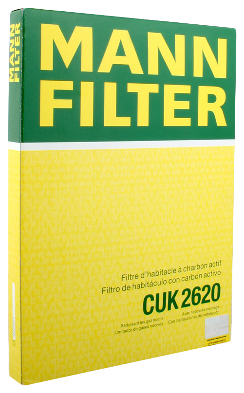 

Салонный фильтр Mann-Filter CUK2620 (угольный), CUK2620 (угольный)