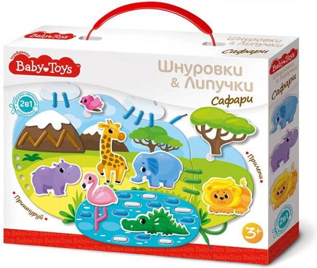 

Развивающая игрушка Десятое королевство Шнуровки и липучки. Сафари [02928], Развивающая игрушка Десятое королевство Шнуровки и липучки. Сафари 02928