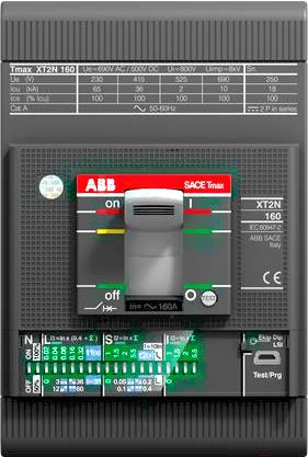 

Выключатель ABB Tmax XT2S 160/160A 3P 50кA Ekip LS/I 1Iн 10Iн [1SDA067804R1], Tmax XT2S 160/160A 3P 50кA Ekip LS/I 1Iн 10Iн