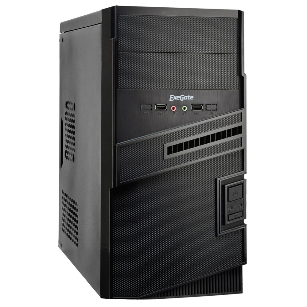 

Корпус для компьютера ExeGate Minitower BA-112 Black [EX268704RUS]