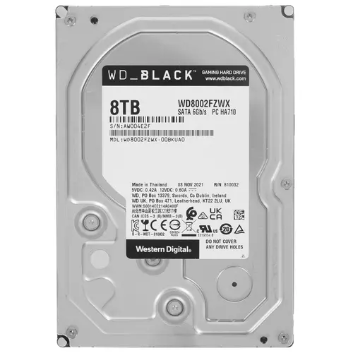 

Жесткий диск WD WD8002FZWX 8Tb Black