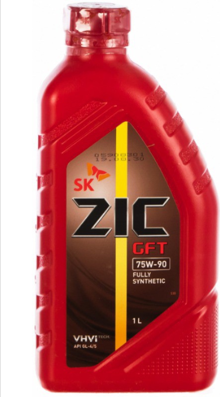 

Трансмиссионное масло ZIC GFT 75W90 GL-4/5 1л (132629)