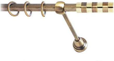 

Карниз Lm Decor Жезл 060 1р гладкий 1.6м антик, Жезл 060 1р гладкий 16мм 1.6м