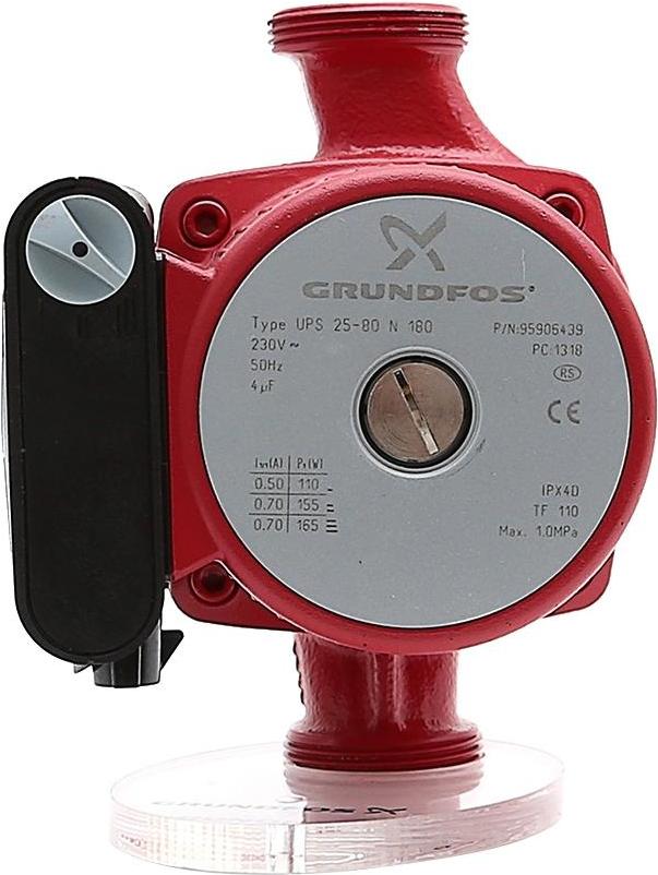 

Циркуляционный насос Grundfos UPS 25-80 N 180 (95906439), UPS 25-80 N 180