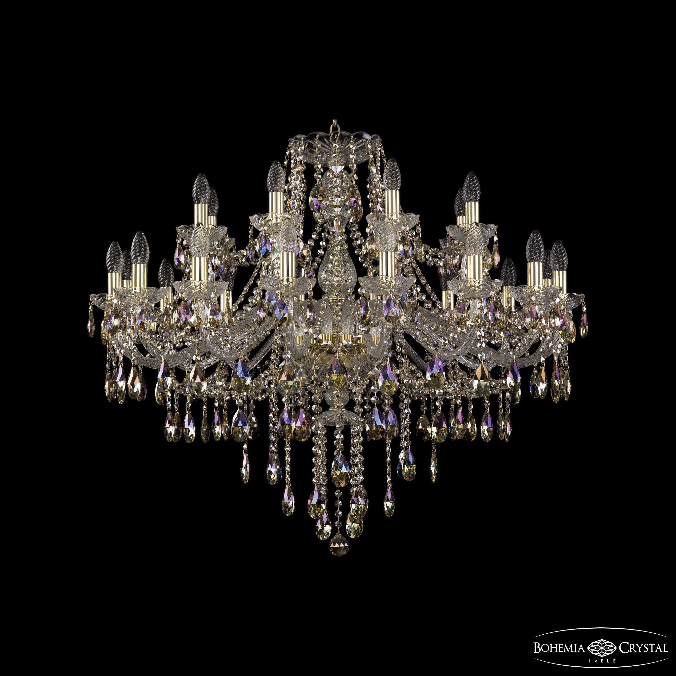 

Подвесная люстра Bohemia Ivele Crystal 1415/16+8/360 G R801