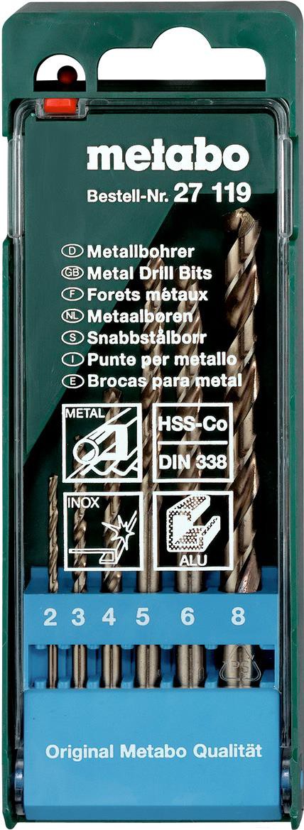 

Набор сверл Metabo 627119000