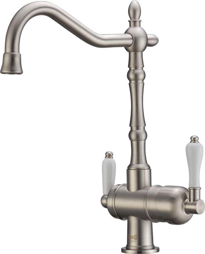 

Смеситель ZorG ZR 326 YF Nickel