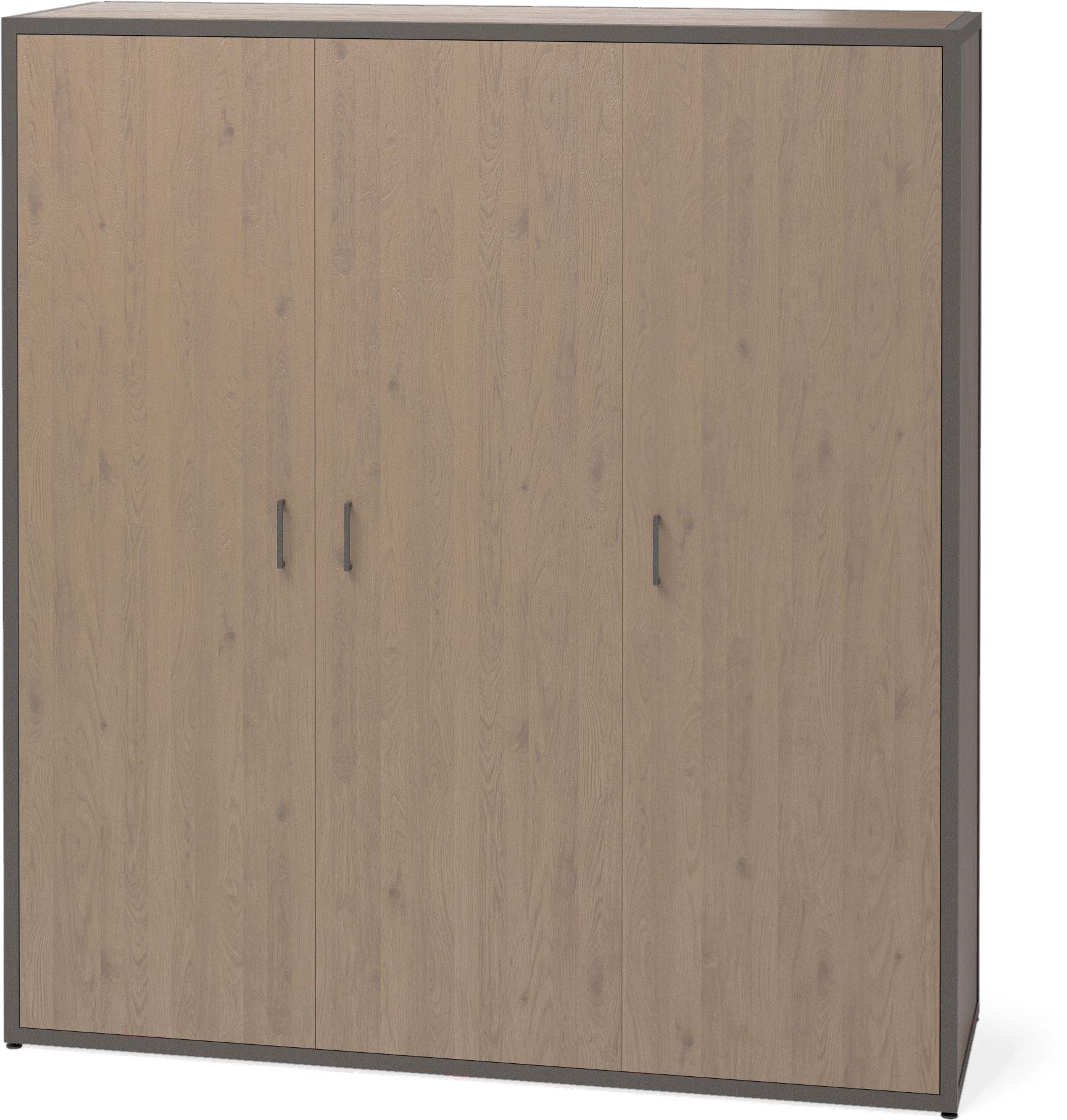 

Шкаф Millwood Neo Loft ML-6 дуб темный металл/черный, Neo Loft ML-6