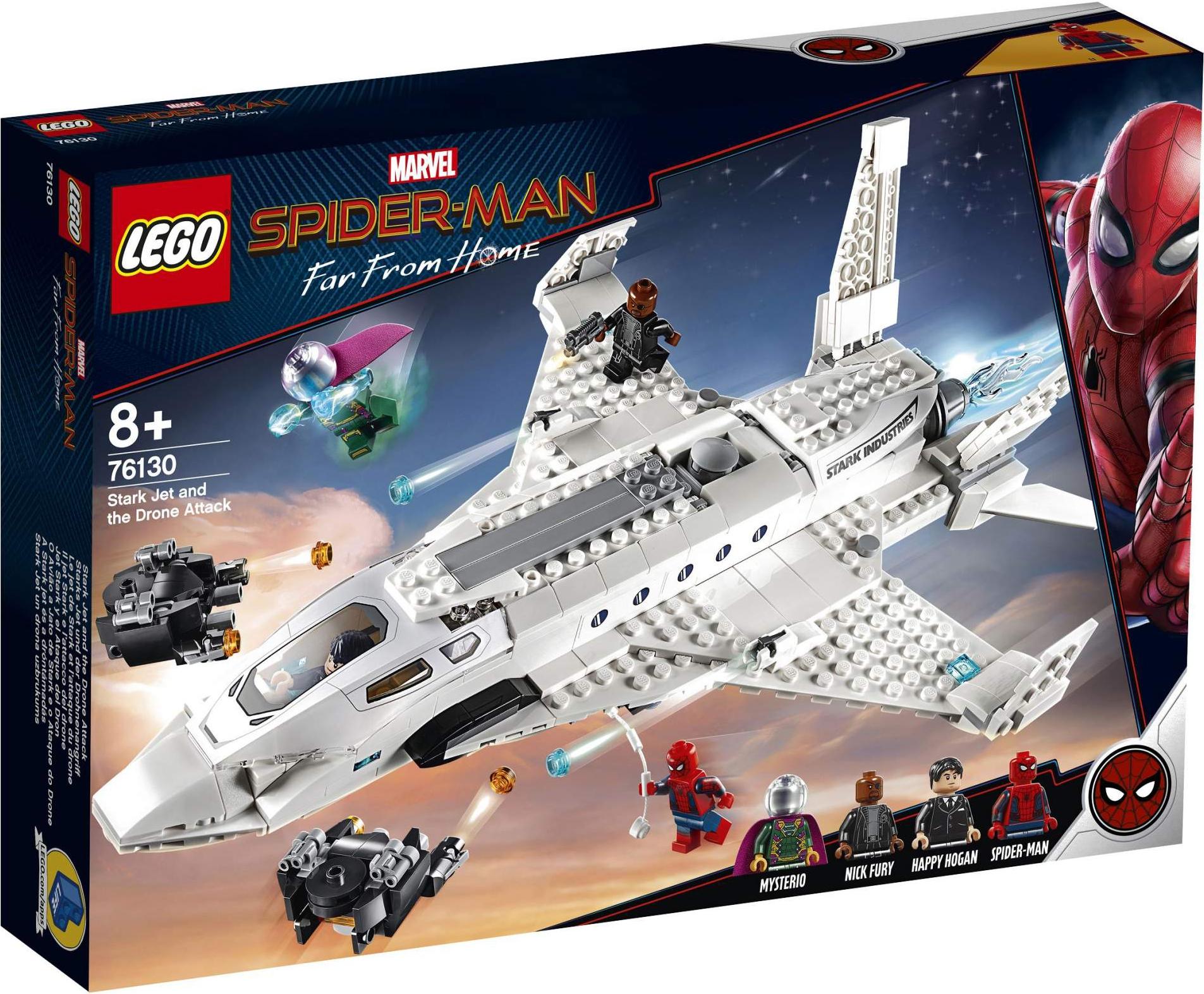 

Конструктор LEGO SUPER HEROES Реактивный самолёта Старка и атака дрона [76130], SUPER HEROES Реактивный самолёта Старка и атака дрона