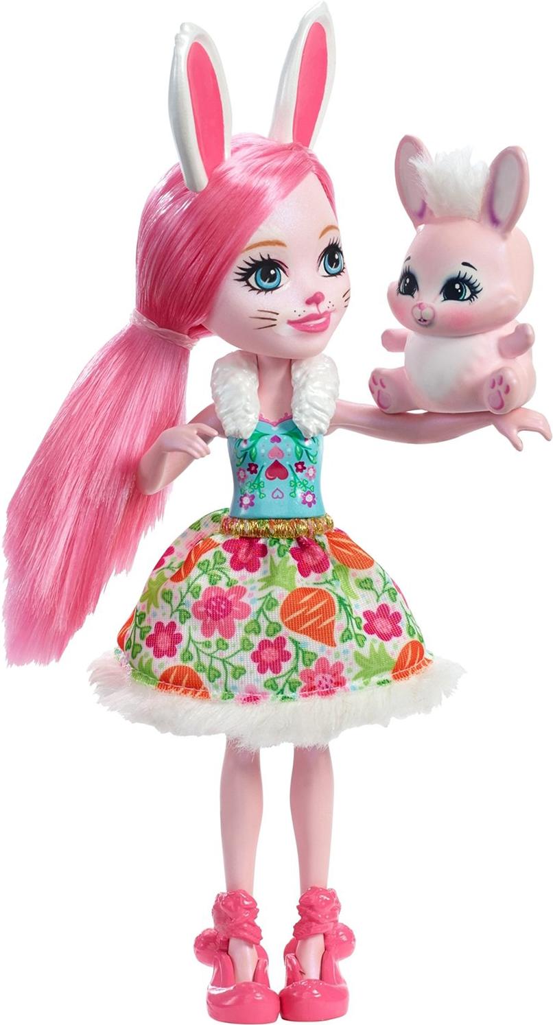 

Кукла с аксессуарами Mattel Enchantimals Бри Кролик с питомцем / DVH88, DVH88 Enchantimals Бри Кролик с питомцем