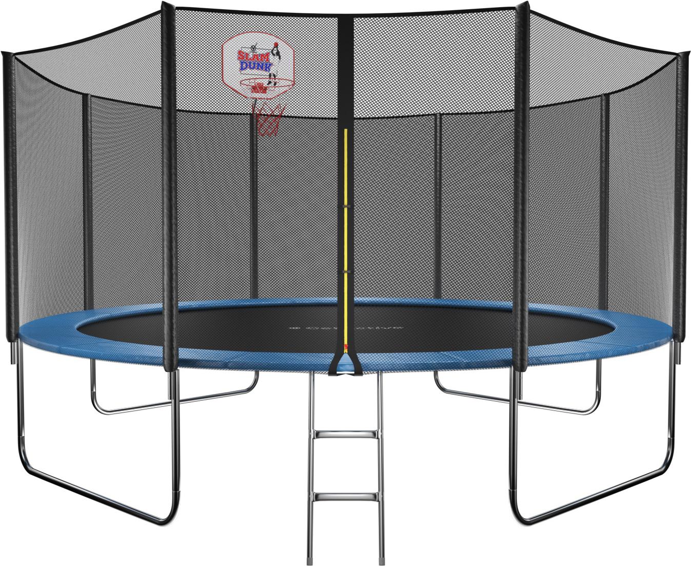 

Батут GetActive Jump 14 ft-435 см с лестницей, внешней сеткой, кольцом синий, Jump 14FT с лестницей внешней сеткой кольцом 14480S2Y-L