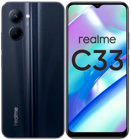 

Смартфон Realme C33 4/64GB NFC Черный (Night Sea) (RMX3624)