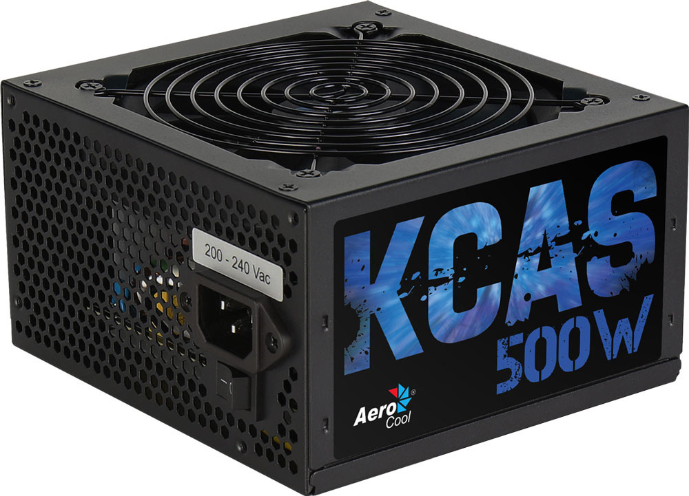 

Блок питания AeroCool Kcas 500W, Блок питания для компьютеров AeroCool Kcas 500W