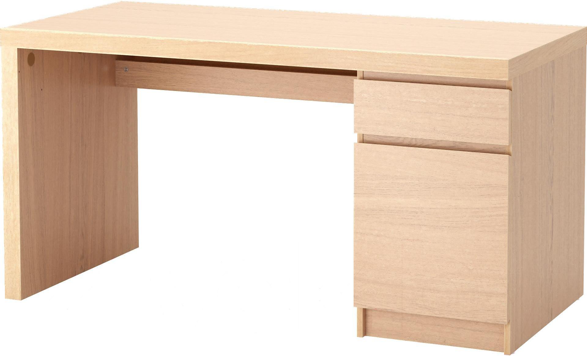 

Стол IKEA Мальм дубовый шпон беленый [503.599.73], Мальм