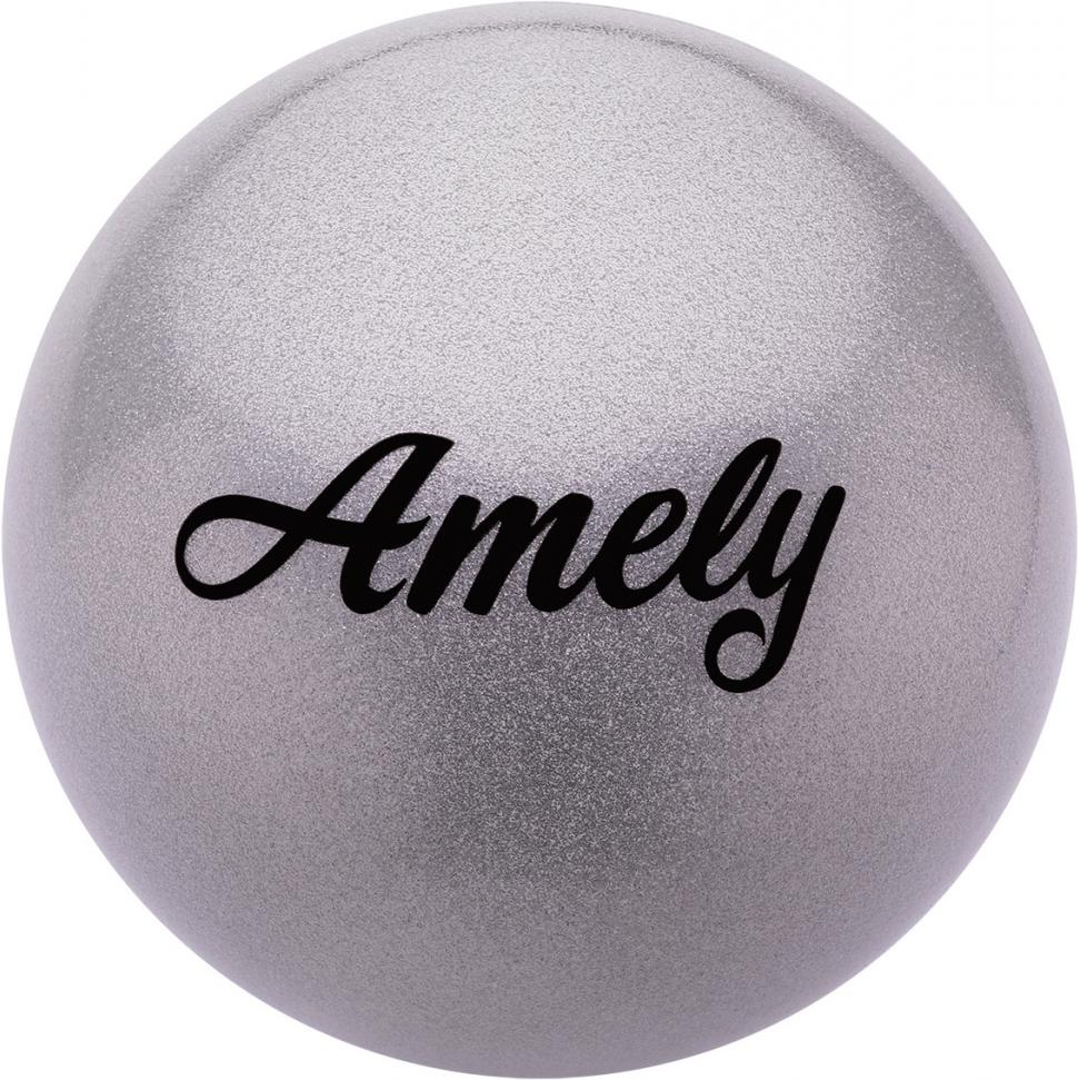 

Фитбол Amely AGB-102 19 см с блестками серый, AGB-102 19 см с блестками