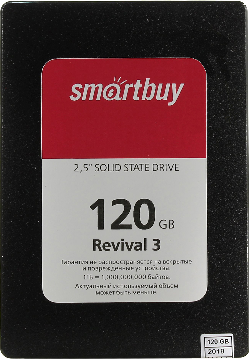 

SSD Smart Buy Revival 3 120GB SB120GB-RVVL3-25SAT3, SSD диск SmartBuy Revival 3 120GB SB120GB-RVVL3-25SAT3