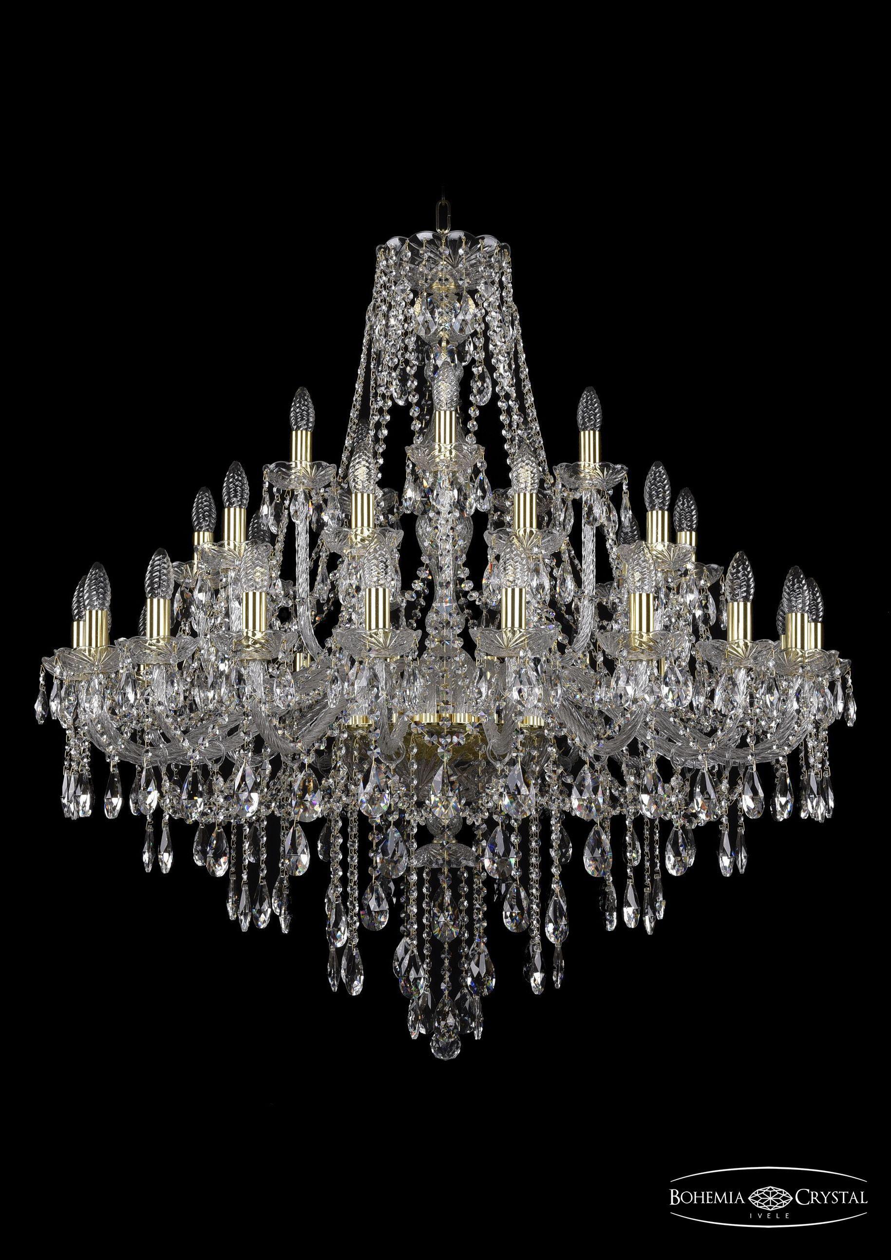 

Подвесная люстра Bohemia Ivele Crystal 1415/20+10+5/360/G