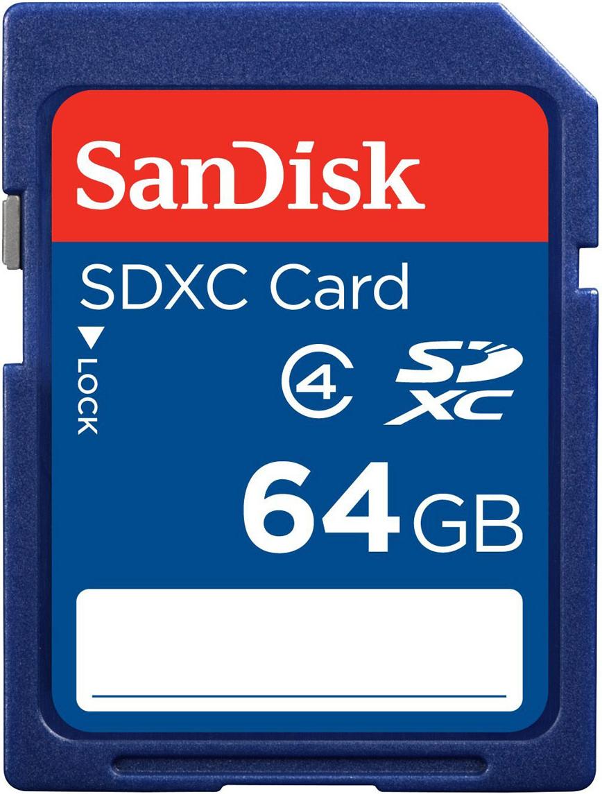 

Карта памяти SanDisk SDXC Class 4 64GB (SDSDB-064G-B35)