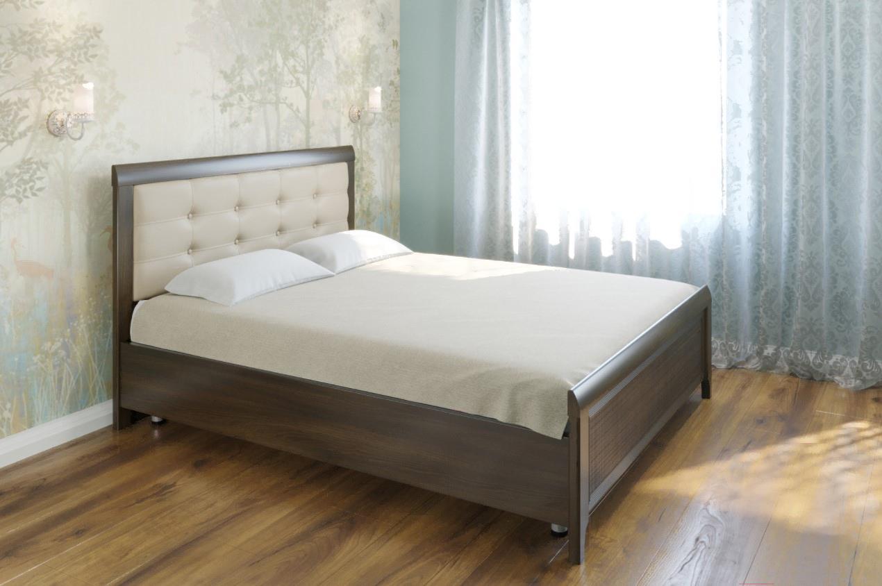 

Кровать Лером Карина КР-2033-АТ 160x200 акация молдау