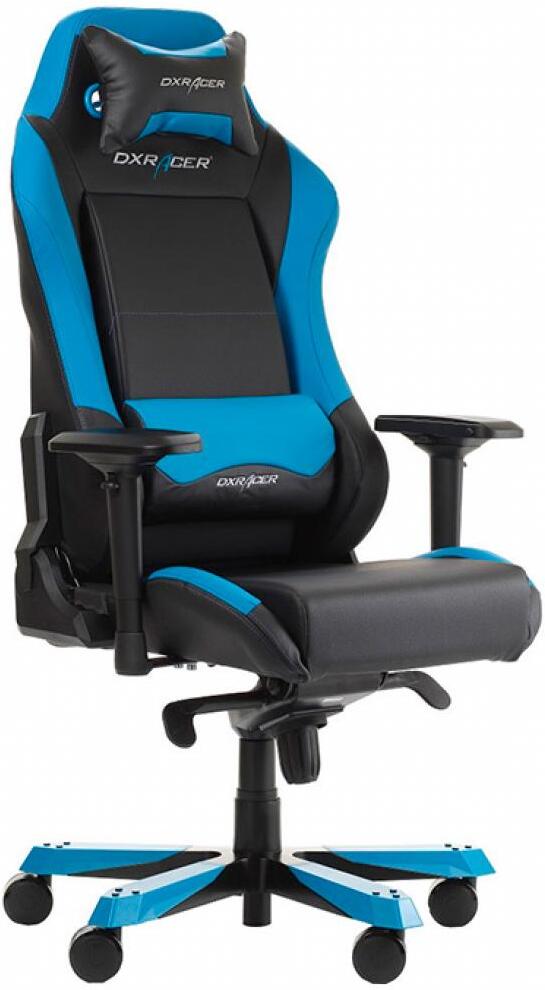 

Кресло DXRacer OH/IS11/NB, Офисное кресло DXRacer OH/IS11/NB черный/голубой