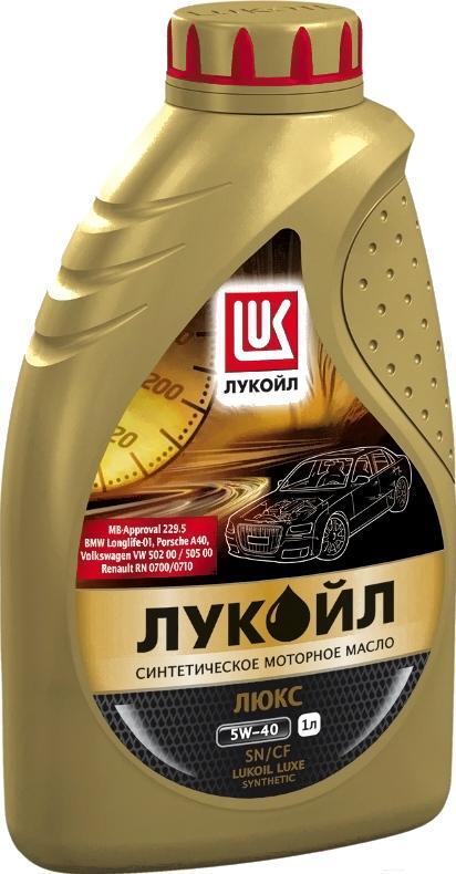 

Моторное масло Лукойл Люкс SAE 5W-40 SN/CF 1л (207464)