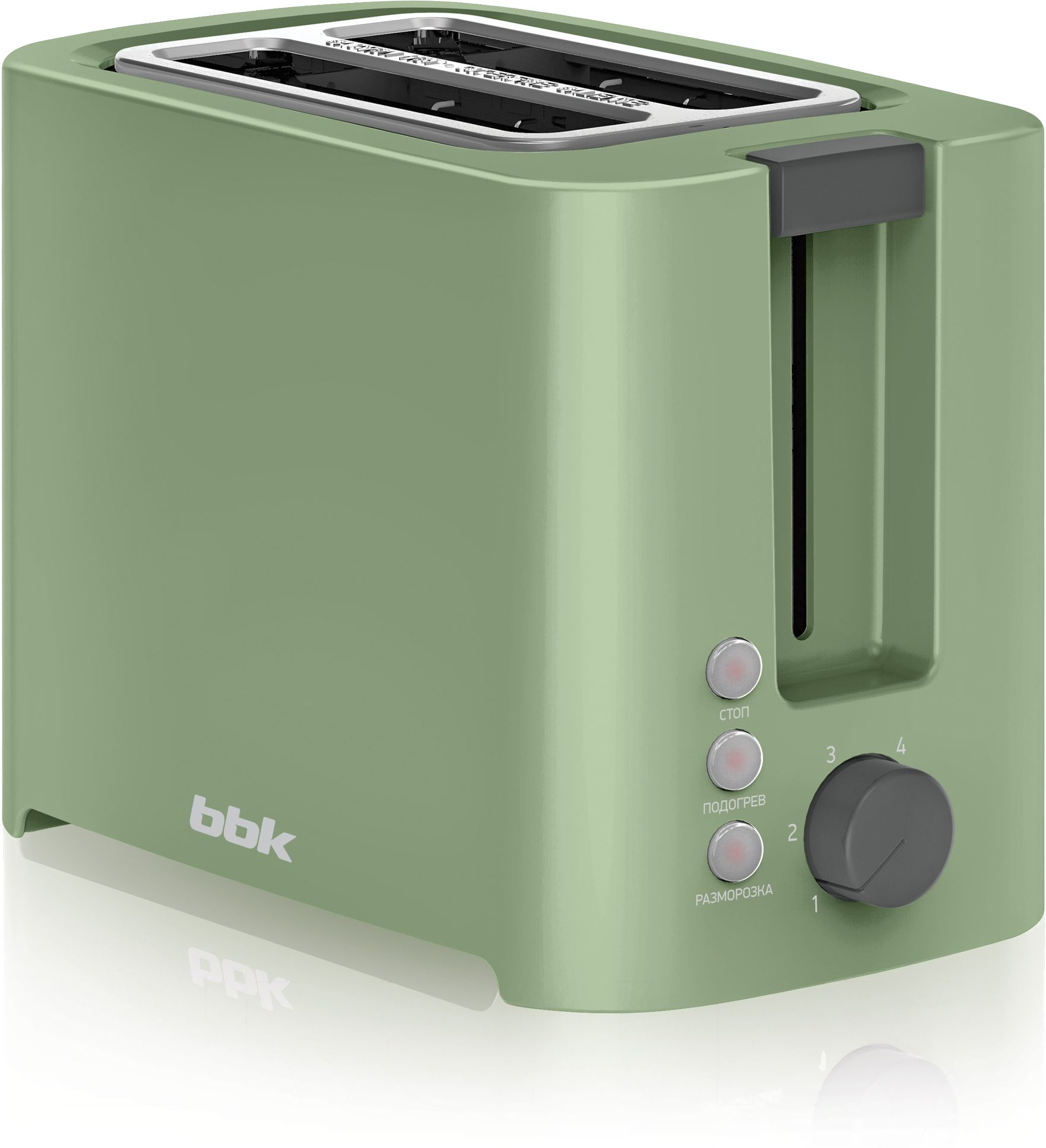 

Тостер BBK TR81M зеленый