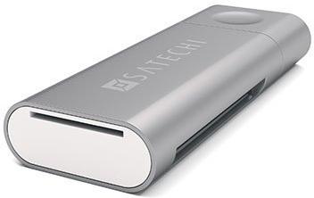 

Карт-ридер Satechi Aluminum серый космос [ST-TCUCM], Aluminum Type C Micro/SD CARD Reader