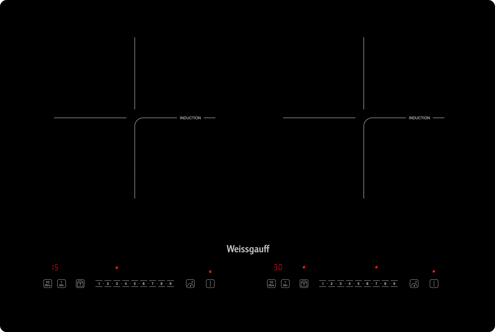 

Варочная панель Weissgauff HI 412 H [427772], Варочная панель Weissgauff HI 412 H 427772