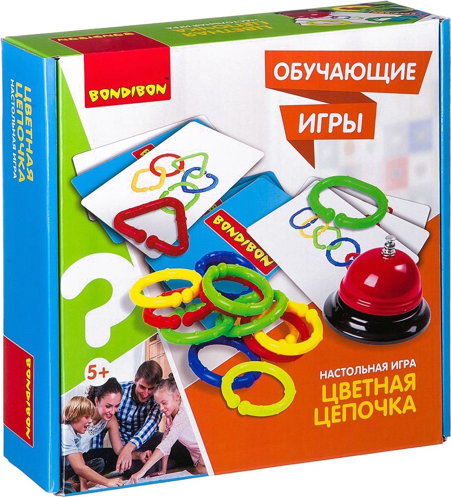 

Настольная игра Bondibon Цветная цепочка, Настольная игра Bondibon Цветная цепочка ВВ2417