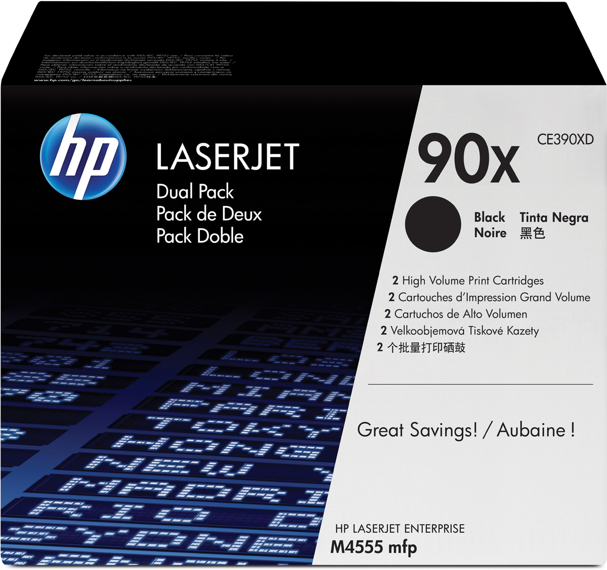 

Картридж для принтера HP 90X (CE390XD), Картридж HP 90X CE390XD