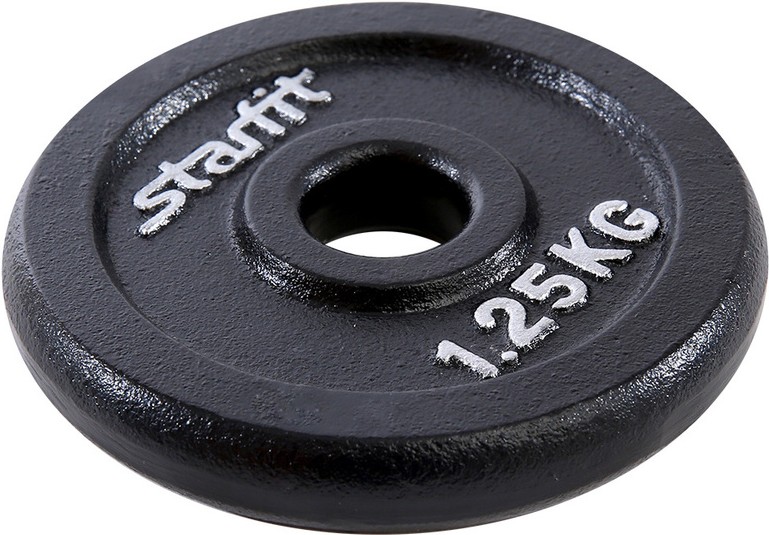 

Диск для штанги Starfit BB-204 1.25кг черный